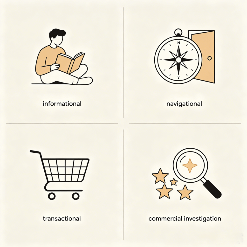 search intent types seo